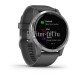 Умные часы Garmin VIVOACTIVE 4 серые с серебристым безелем