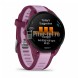 Умные часы Garmin Forerunner 165 Music лиловый c малиновым ремешком