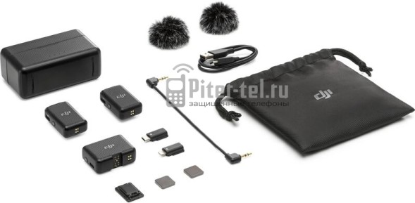 Беспроводной микрофон DJI Mic (FCC)(2TX + 1RX + Charging Case)
