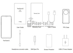 Смартфон Unihertz TickTock-E 4/64Gb Black(Blue)