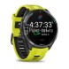 Умные часы Garmin Forerunner 965 черные, темно-серый DLC титановый безель, с желто-черным ремешком