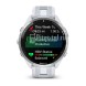 Умные часы Garmin Forerunner 965 белые, титановый безель, с белым ремешком