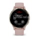 Умные часы Garmin Venu 3S 41mm Advanced GPS Smartwatch Pink Dawn Gold с розовым ремешком