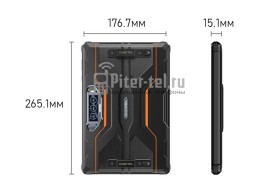 Планшет Oukitel RT8 6+6/256Gb Orange с подставкой