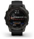 Умные часы Garmin Fenix 7S Sapphire Solar, титановый угольно-серый с черным ремешком